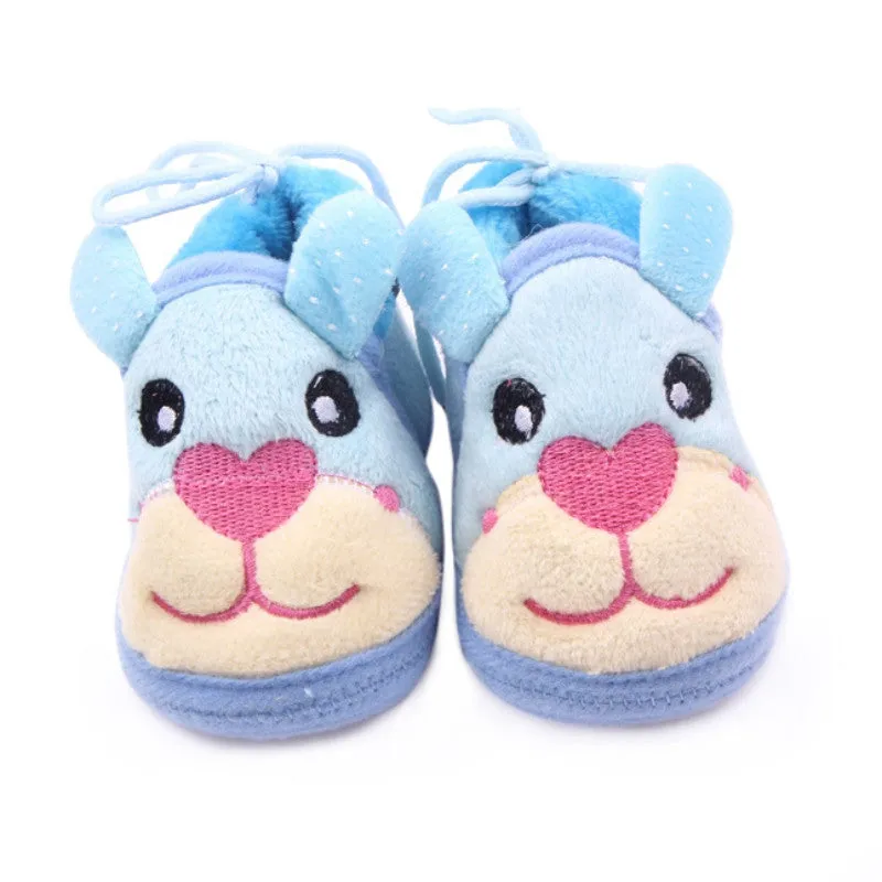 Lovely Baby Toddler Girl Slip-On Boy Puppy Snow Warm Fleece Crib Shoes Boots PY5 SM6