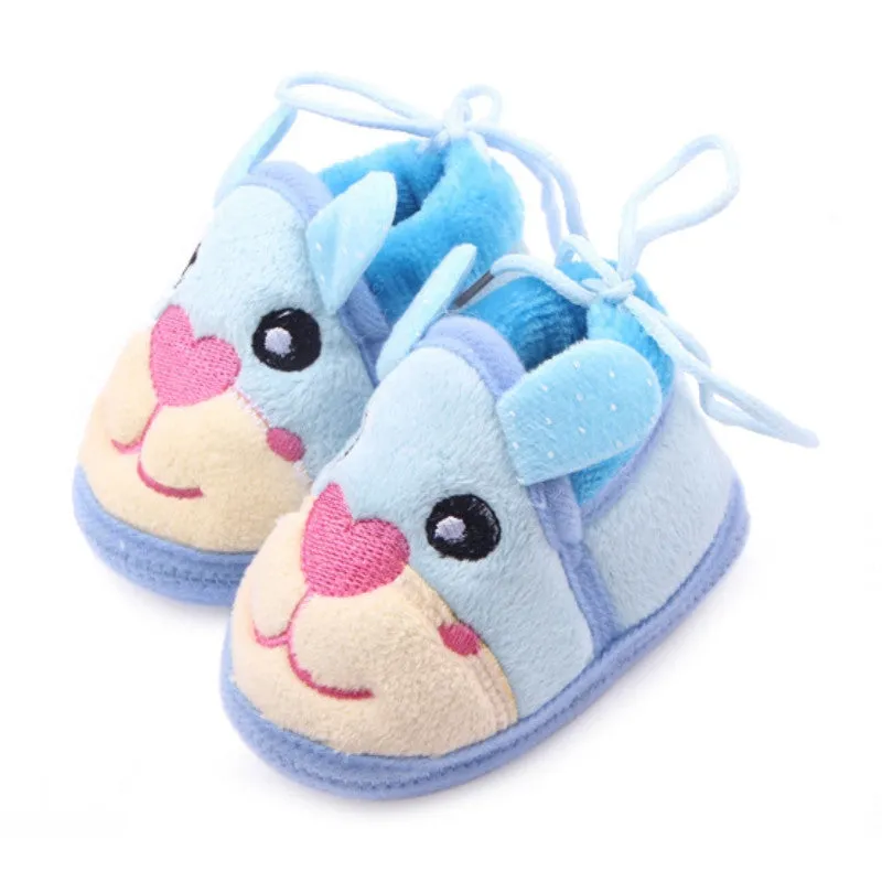 Lovely Baby Toddler Girl Slip-On Boy Puppy Snow Warm Fleece Crib Shoes Boots PY5 SM6