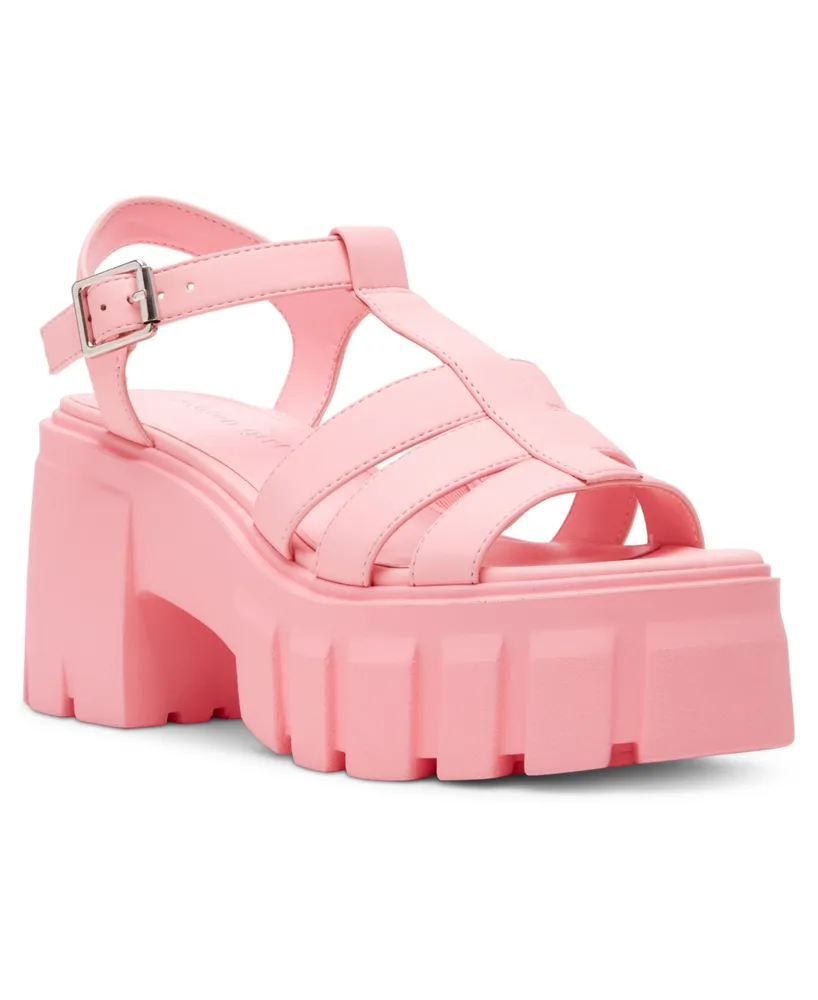 Macy's Madden Girl Galexia Strappy Platform Fisherman Sandals