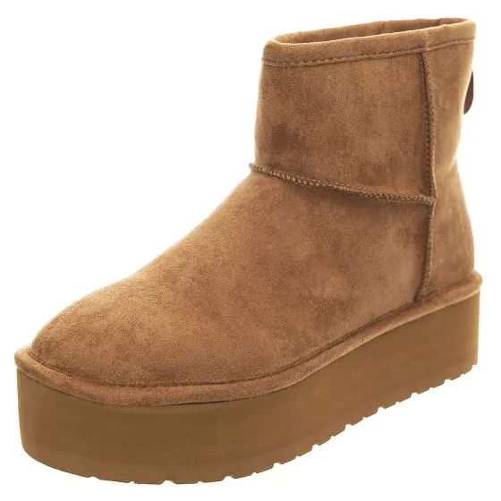 MADDEN GIRL Ease Tan Micro Boots