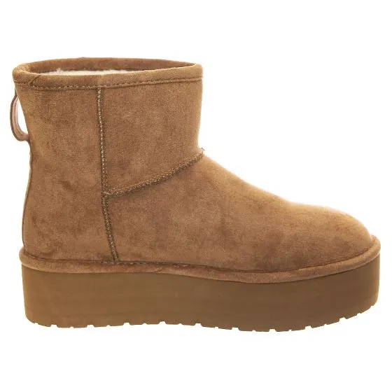 MADDEN GIRL Ease Tan Micro Boots