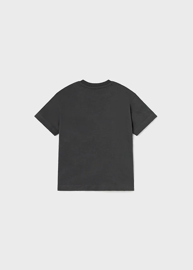 Mayoral S/s t-shirt for baby boy - Charcoal