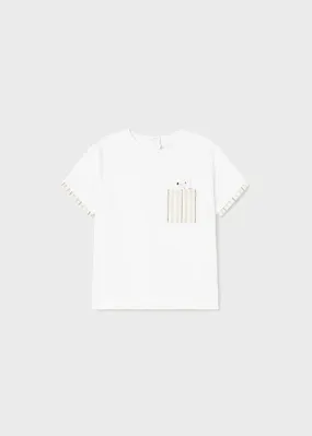 Mayoral S/s t-shirt for baby boy - Oat