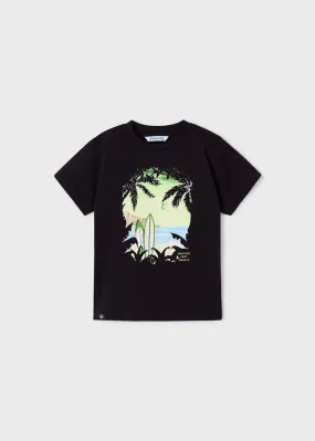 Mayoral S/s t-shirt for boy - Black