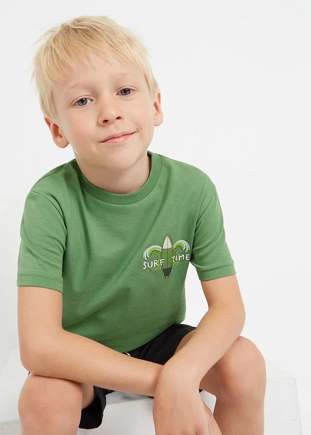 Mayoral S/s t-shirt for boy - Green