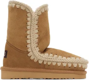 Mou Kids Brown Suede Boots