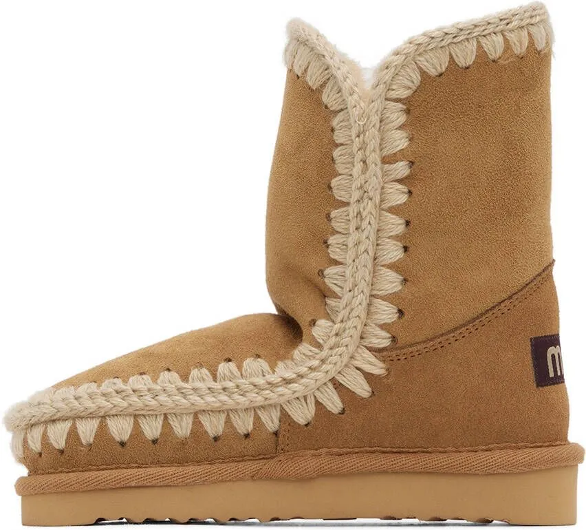 Mou Kids Brown Suede Boots