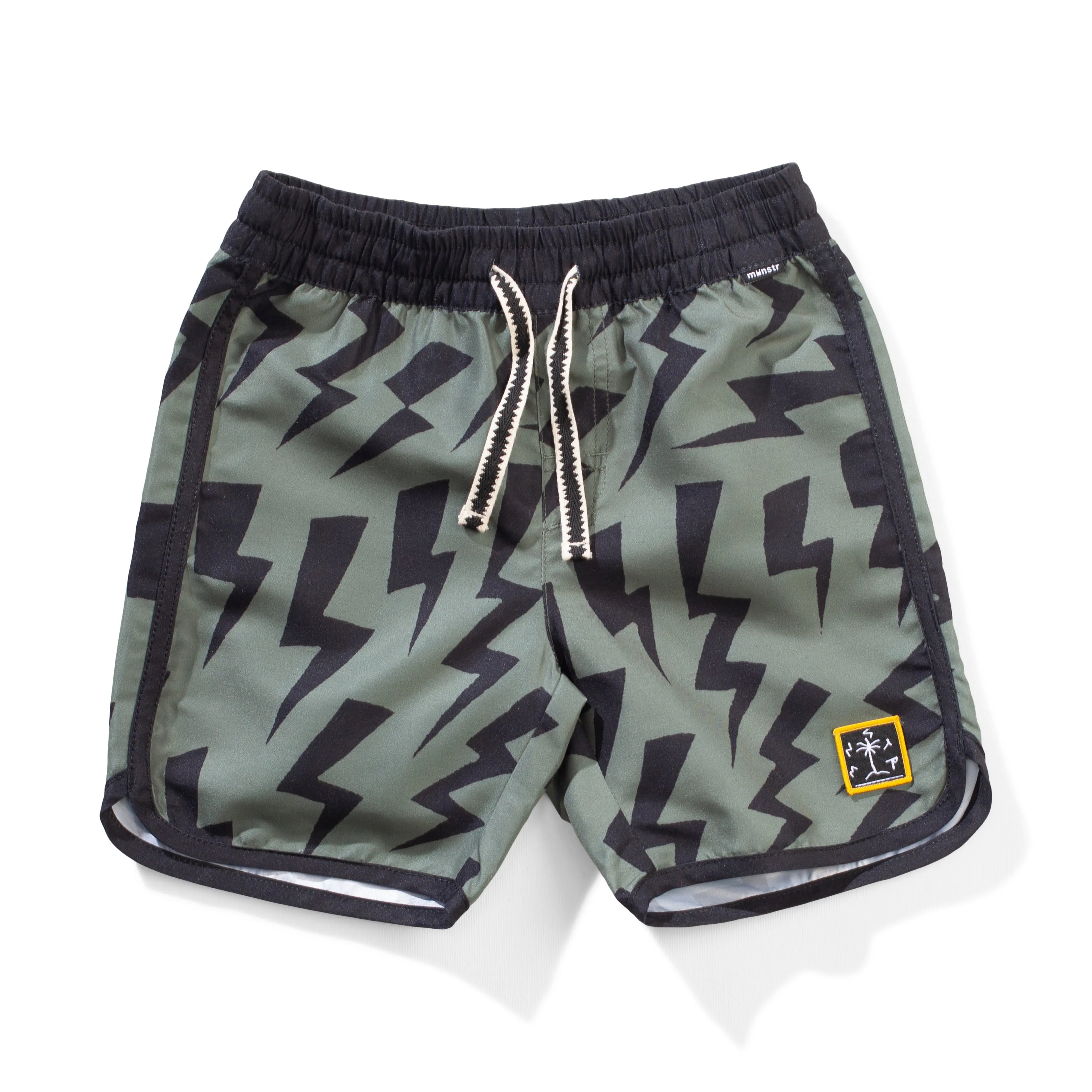 Munster Kids Zapper Boardies - Olivine