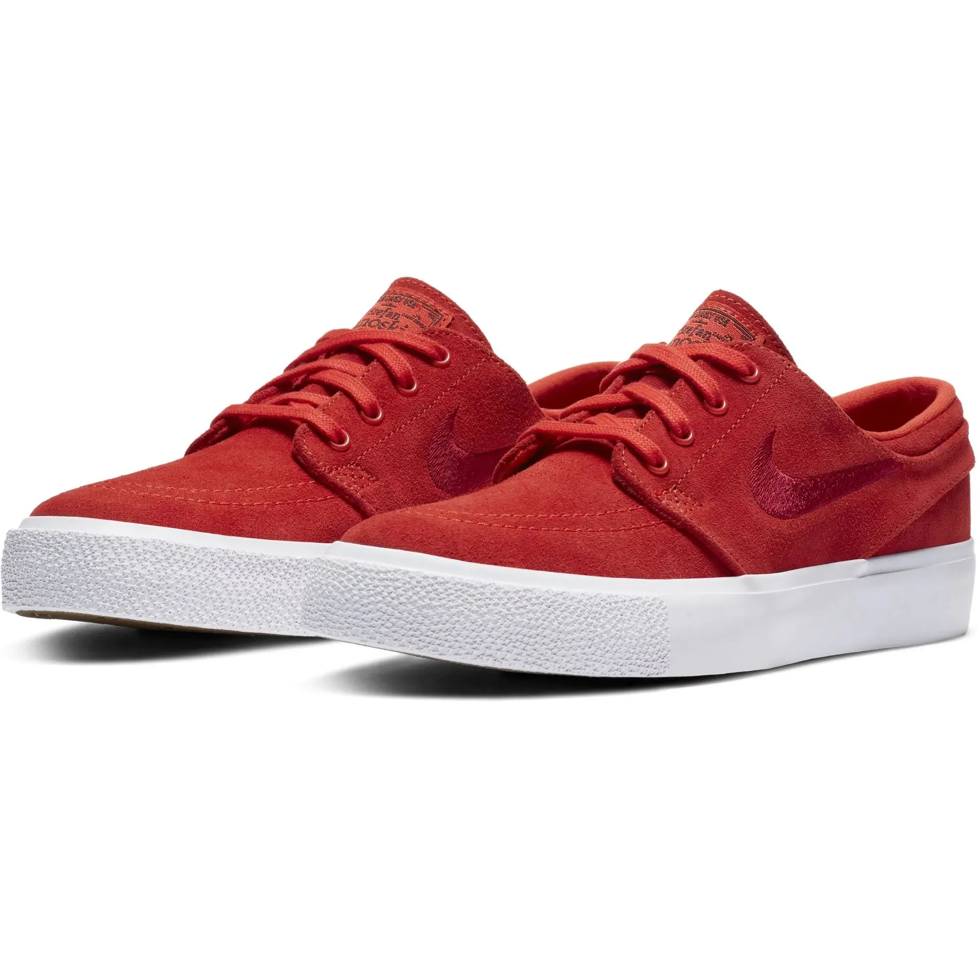 Nike SB Stefan Janoski (GS) Kids Skate Shoes - Chile Red/Cardinal Red-Chile Red-White