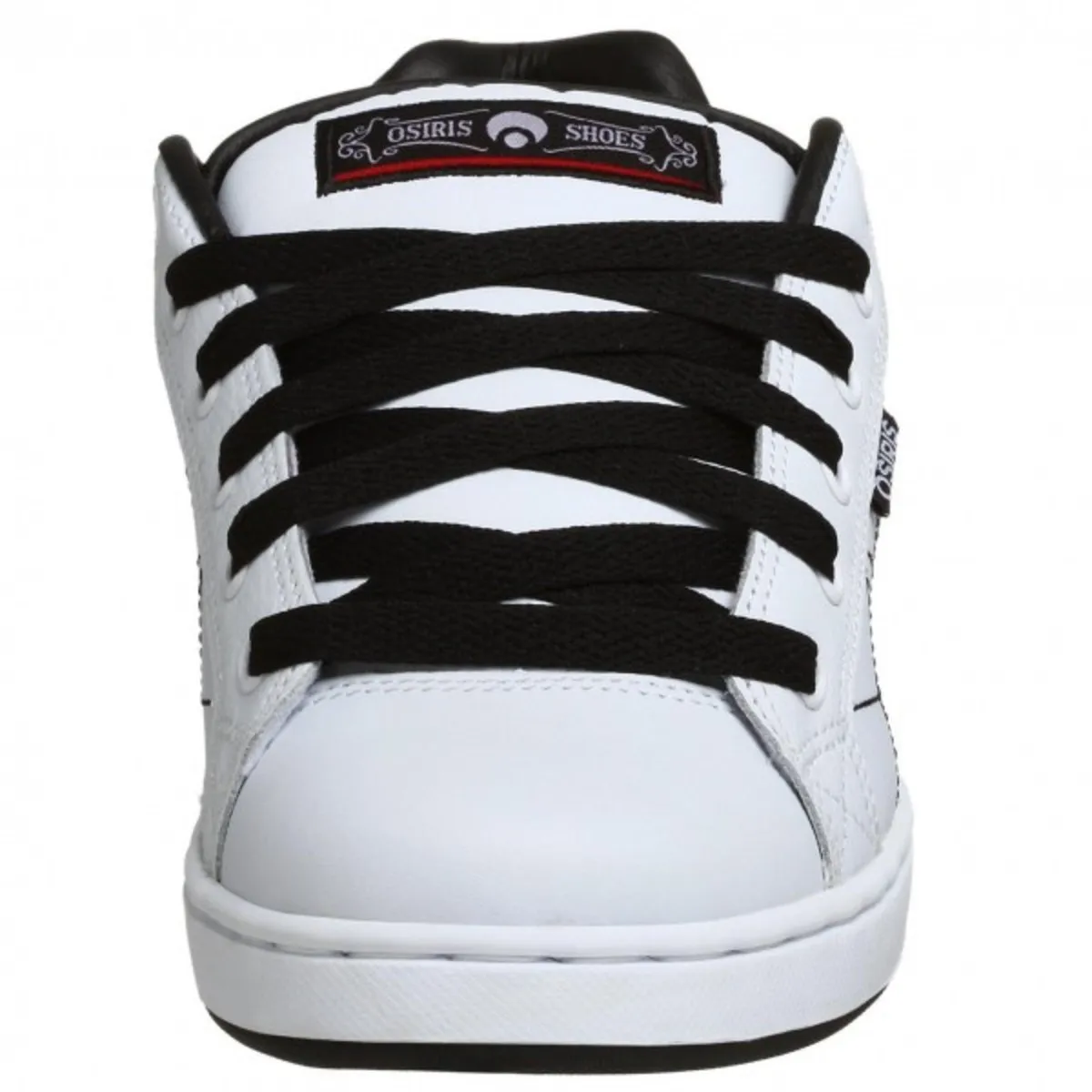 Osiris Troma II Skate Shoes Kids White / Black / Red Webs