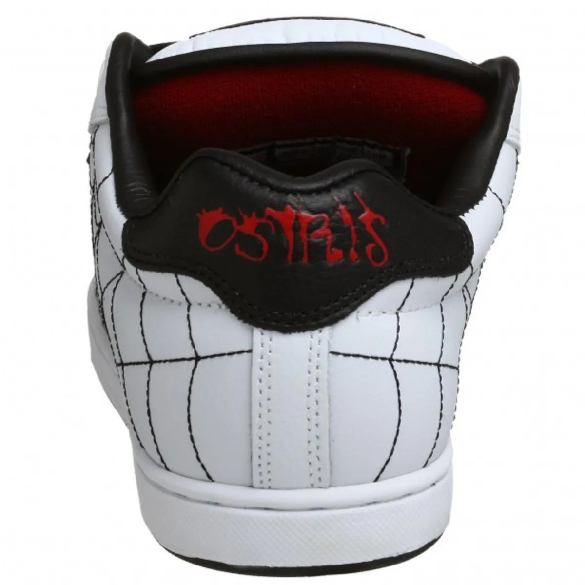 Osiris Troma II Skate Shoes Kids White / Black / Red Webs