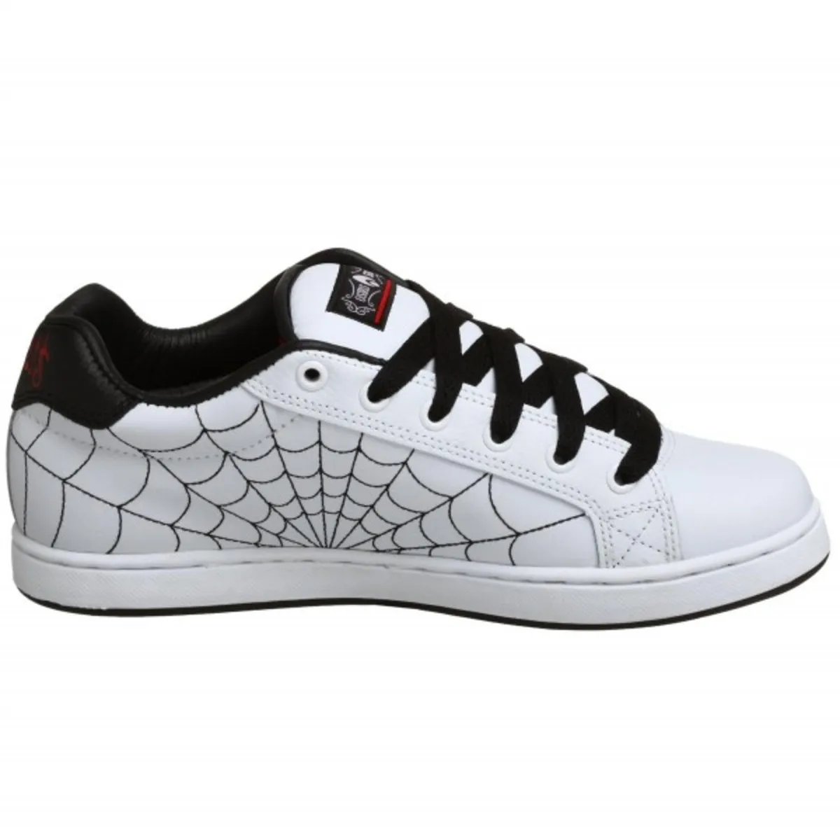 Osiris Troma II Skate Shoes Kids White / Black / Red Webs