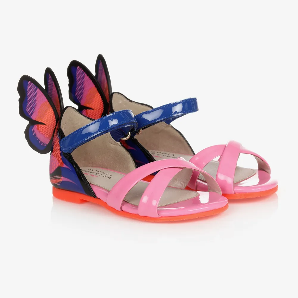 Pink Leather Baby Sandals