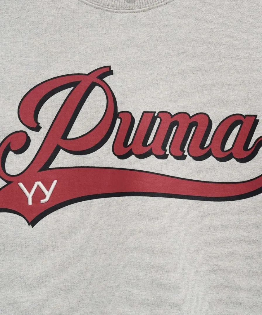 PUMA  |Unisex Street Style Logo Sweatshirts