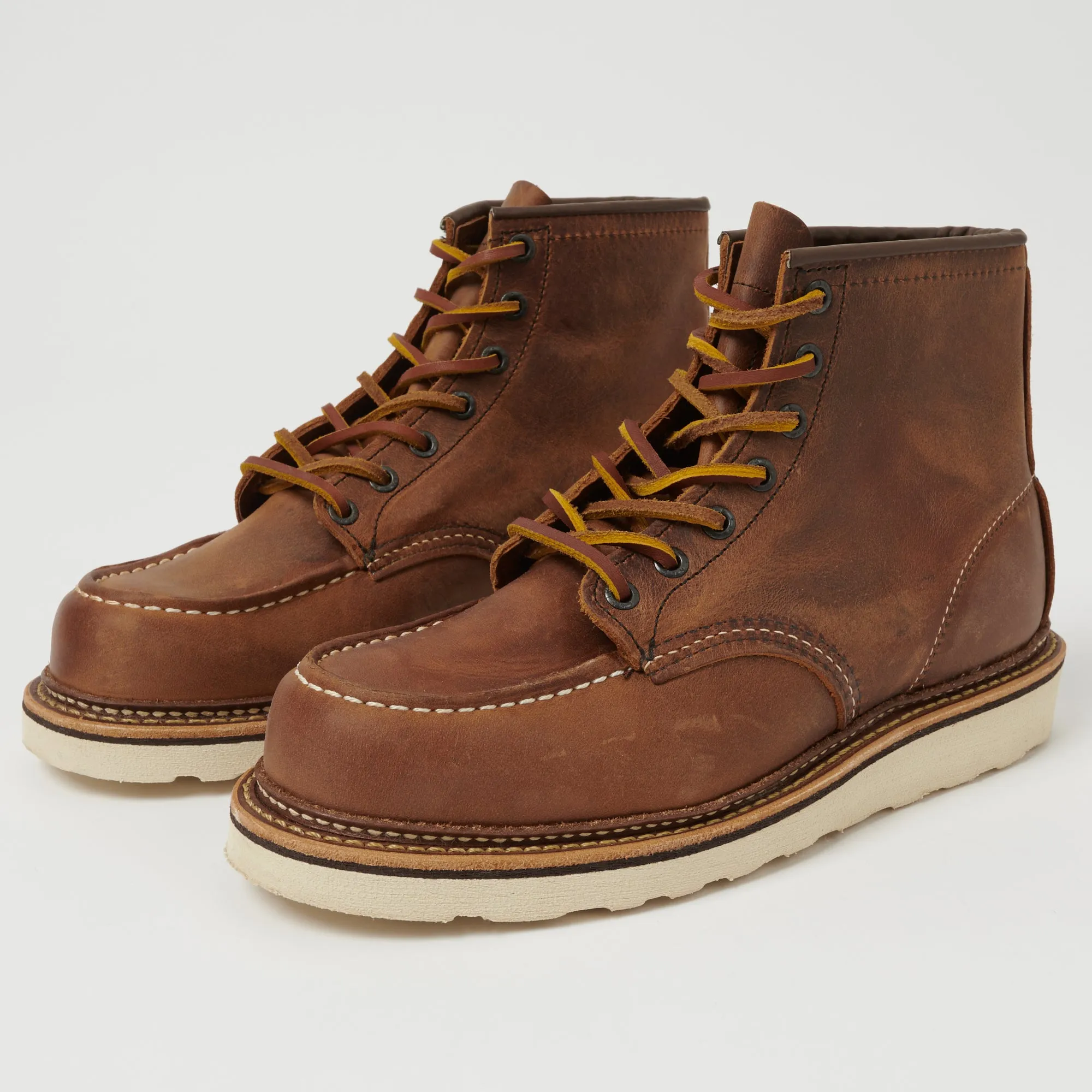 Red Wing 1907 6 Classic Moc Toe Boots - Copper Rough & Tough