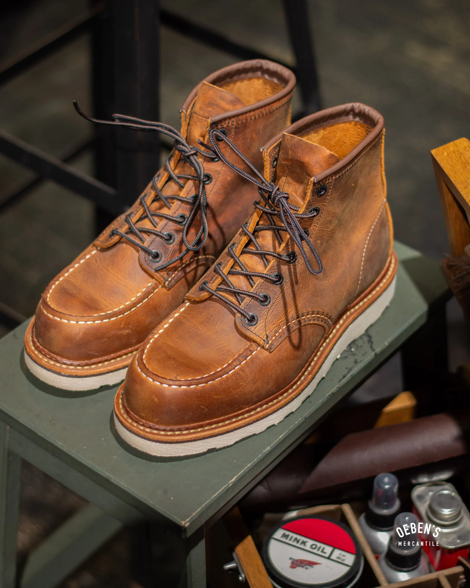 Red Wing 1907 Classic Moc Toe Copper Rough & Tough