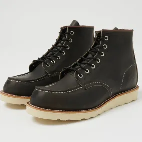 Red Wing 8890 6 Classic Moc Toe Boot - Charcoal Rough & Tough