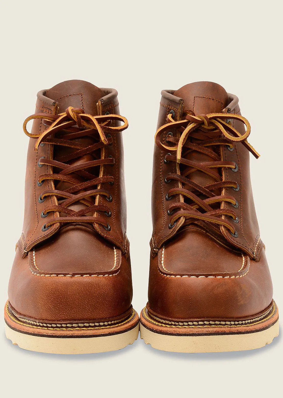 Redwing Men's 6 Classic Moc Boots with Footbed