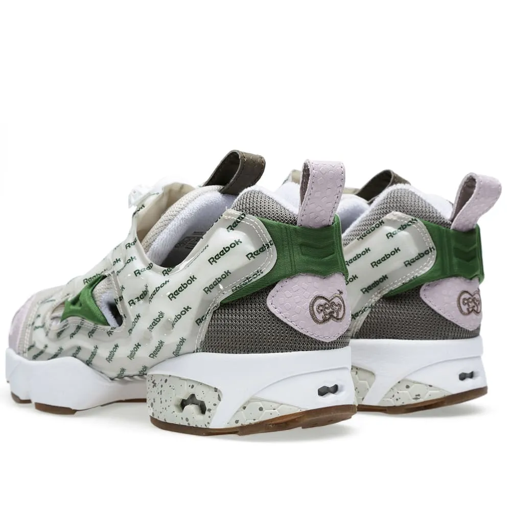 Reebok x Garbstore Pump FuryStucco, Grey & Green