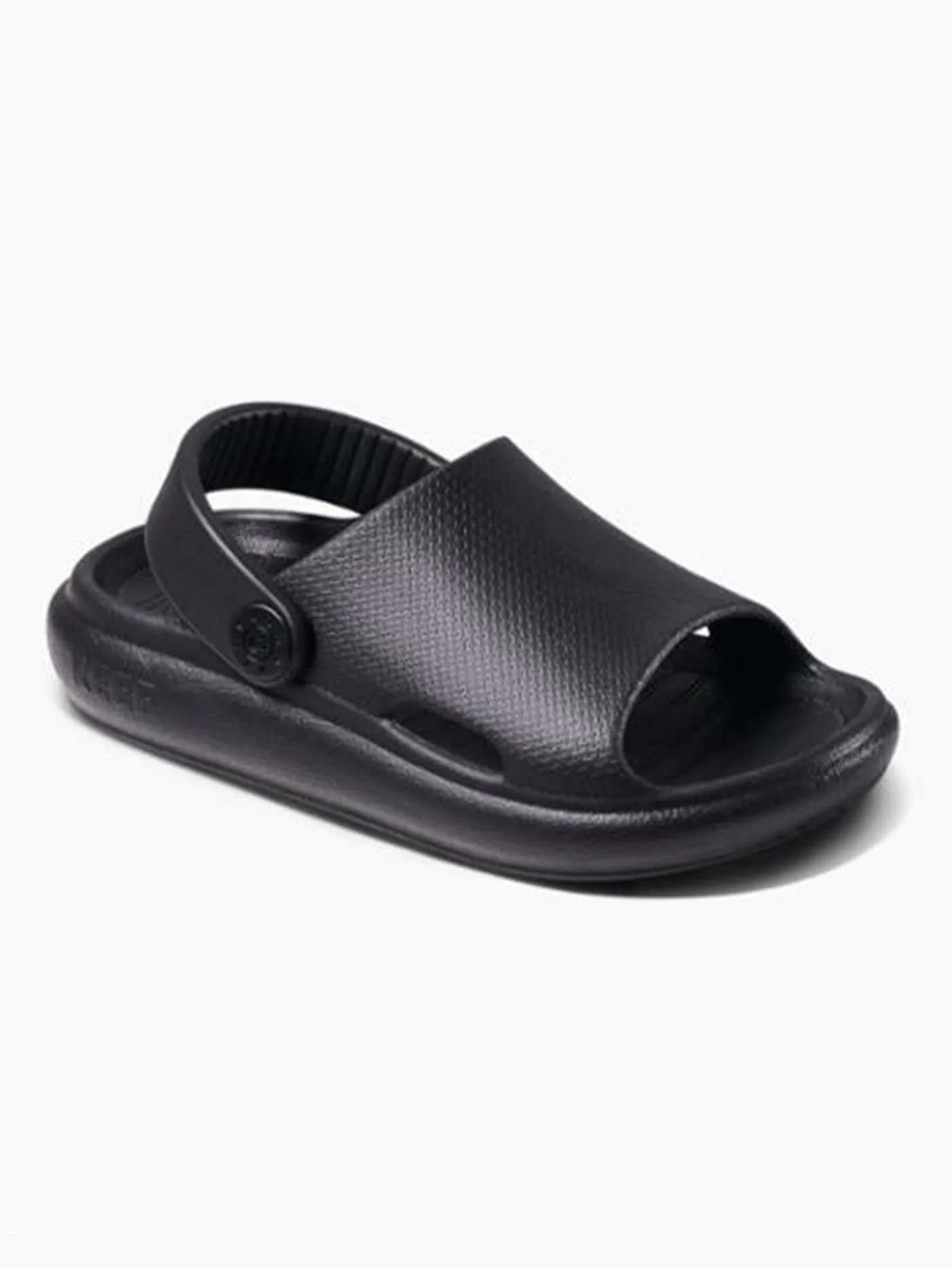 Rio Slide Black Sandals (Little Kids)