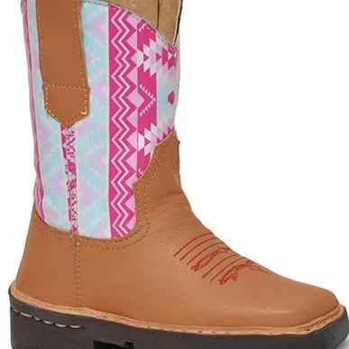 Roper Toddler Girl's Printed Aztek Boot