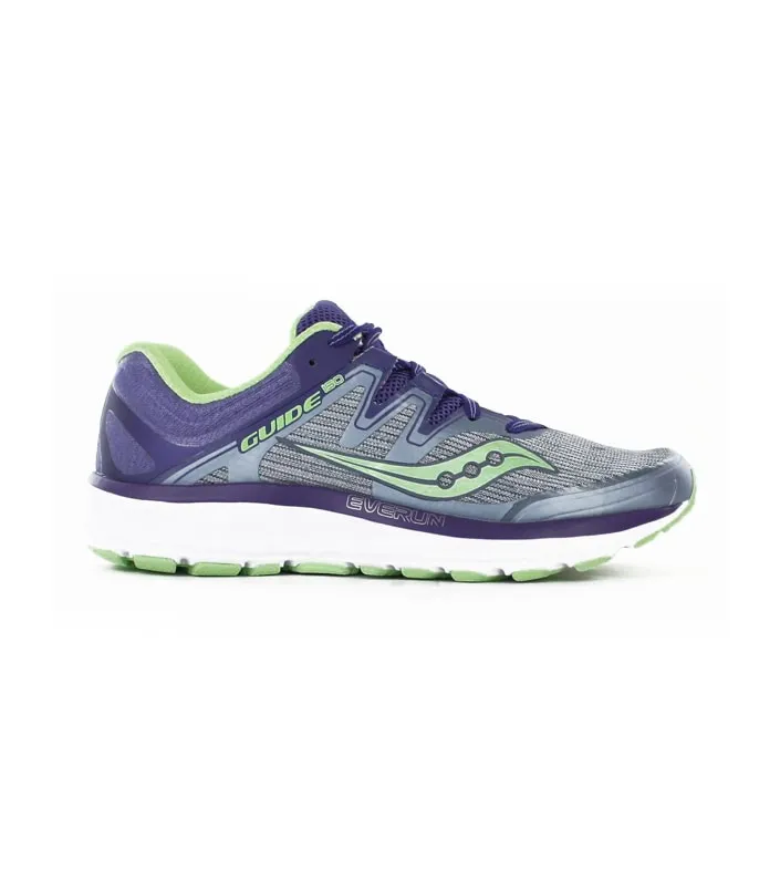 saucony guide iso womens fog purple mint