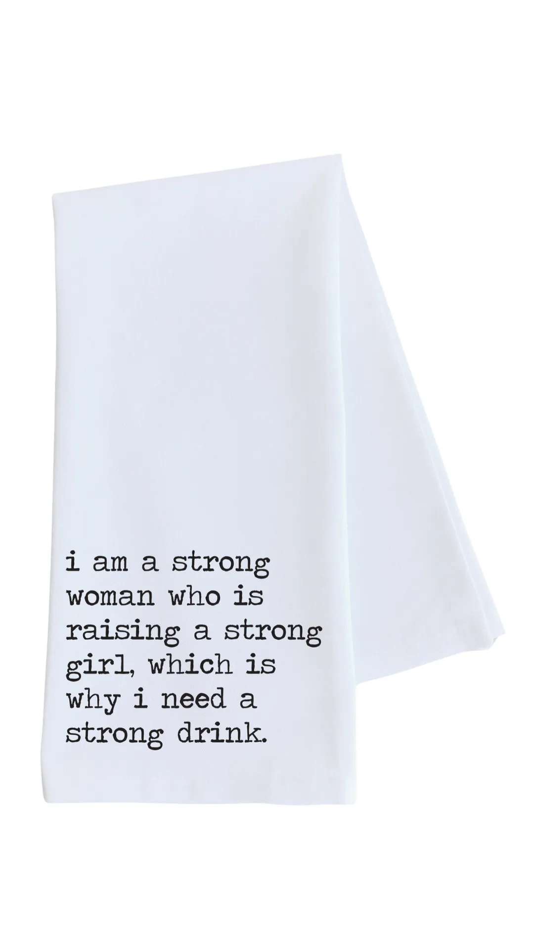 Strong Girl Tea Towel