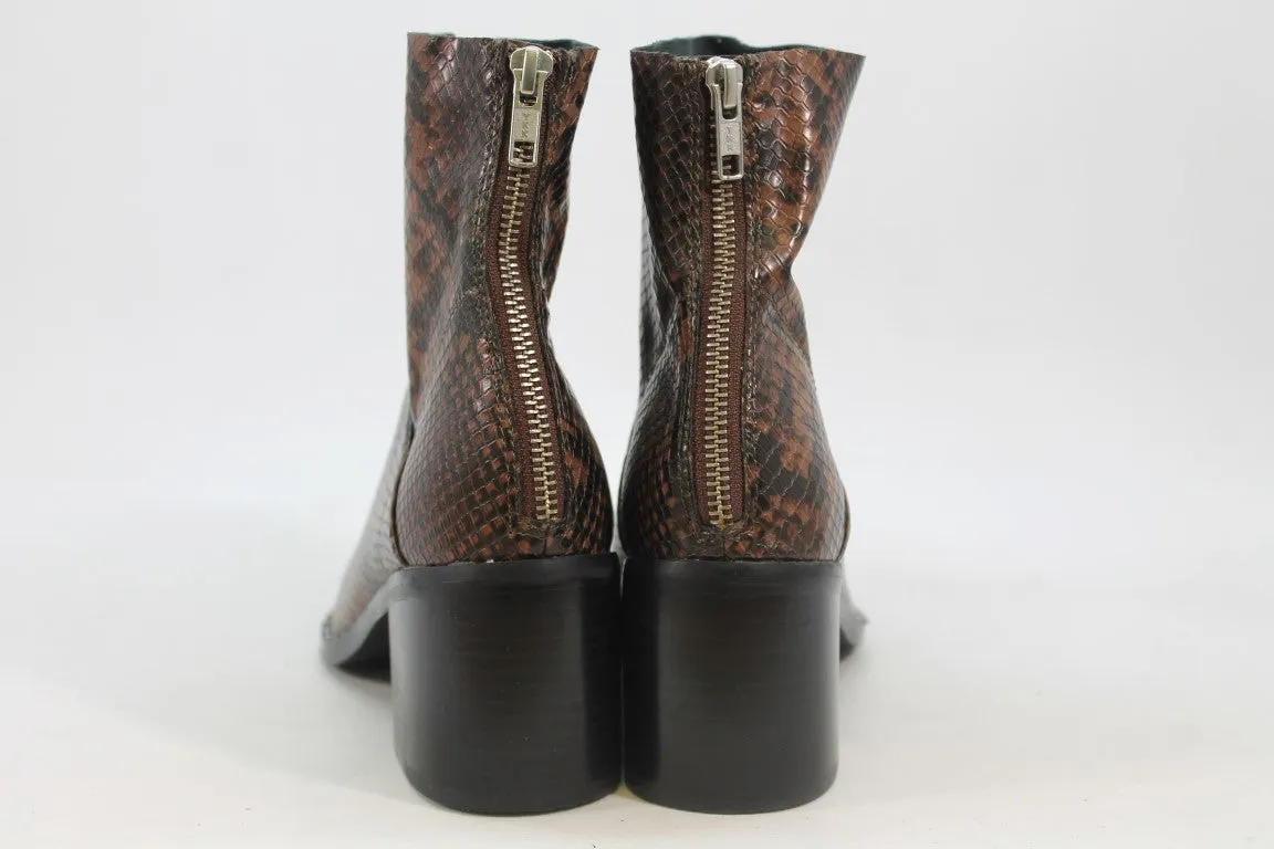 Treasure & Bond Farrah Women's Snake Brown Boots 7.5M(ZAP13171)