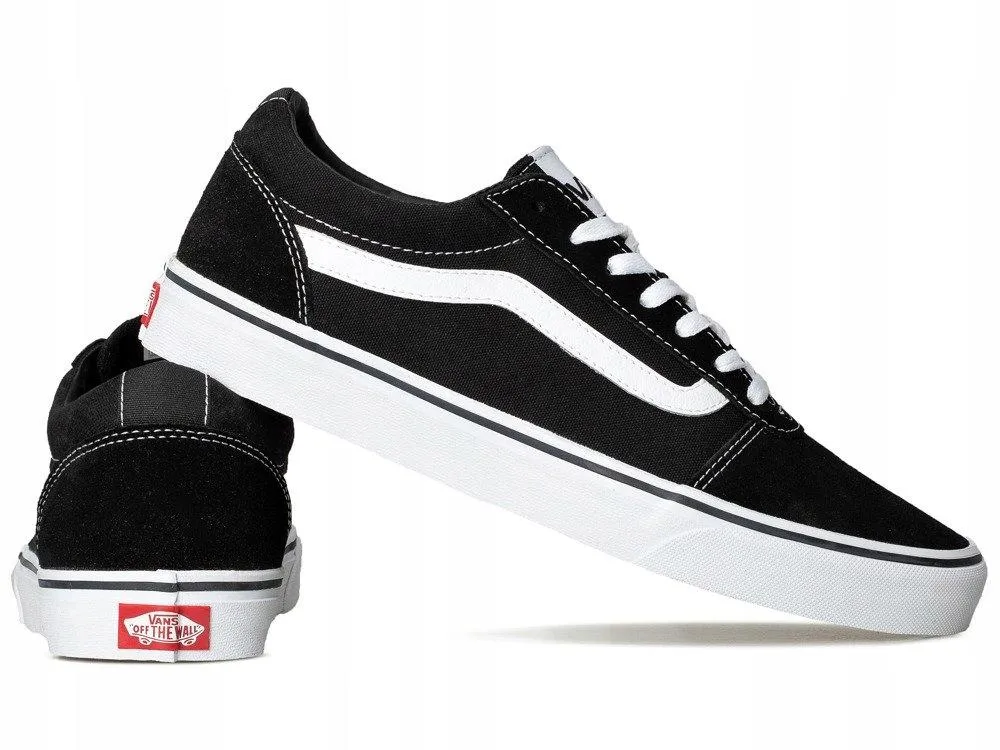 VANS WOMEN'S WARD LOW BLACK/WHITE SHOE