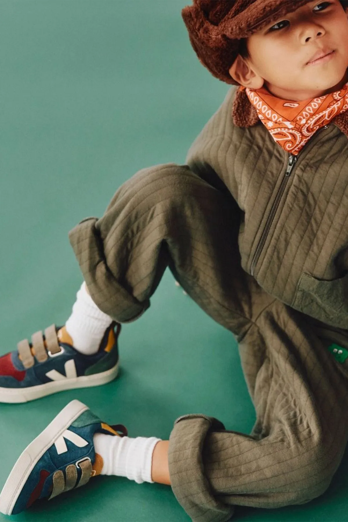 Veja Kids Unisex Bebek Süet Sneaker Ayakkab