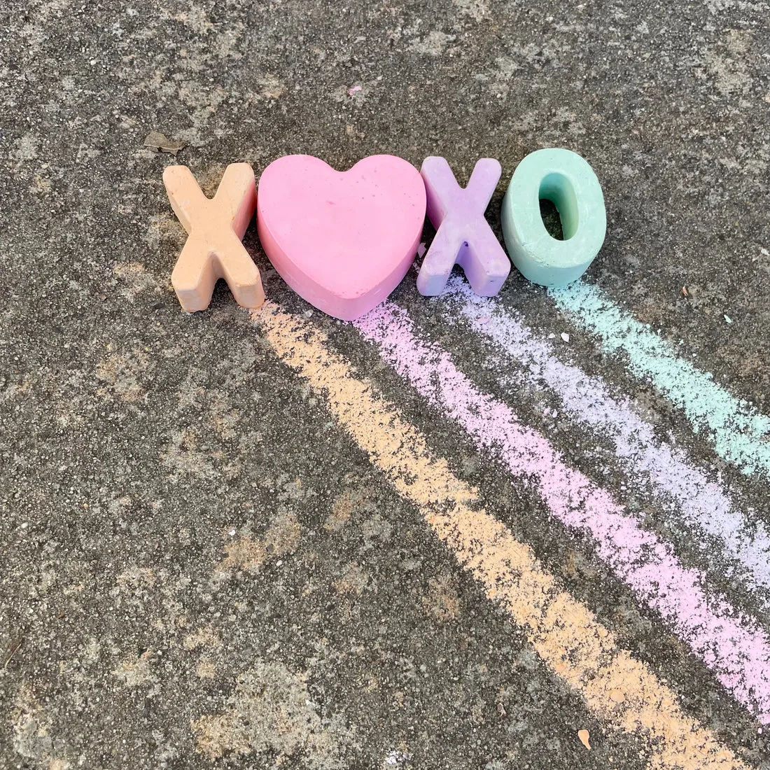 XOXO Handmade Sidewalk Chalk